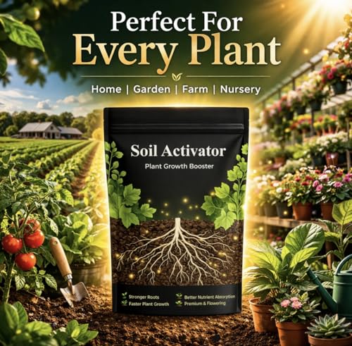 Image of Soil Activated Treasure Plant Growth Booster | Improves Soil Quality & Root Support | Suitable for Indoor & Outdoor Plants | for Pots, Gardens & Home Plants | Easy to Use 100g (1 Piece)