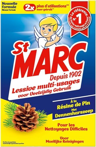 St Marc Lessive Multi-usages à la résine de Pin - Paquet de 1,4 Kg