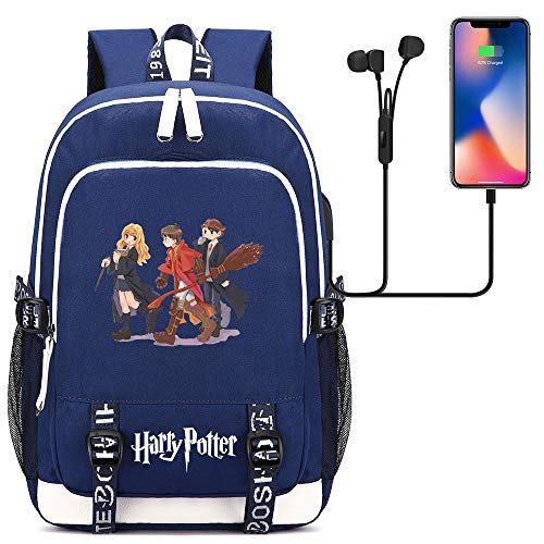 GXB Mochila Harry Potter  Escolar para jóvenes Bolsa para computadora portátil Unisex
