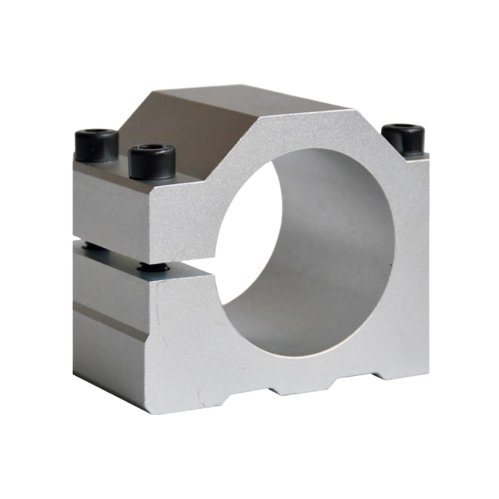 Lyvqzpwlr 66Mm Spindle Clamp， Cnc Spindle Motor Clamp， Spindle Clamp Mounting Bracket Motor Holder Aluminum Profile Fixed Seat 57-70Mm(66Mm)