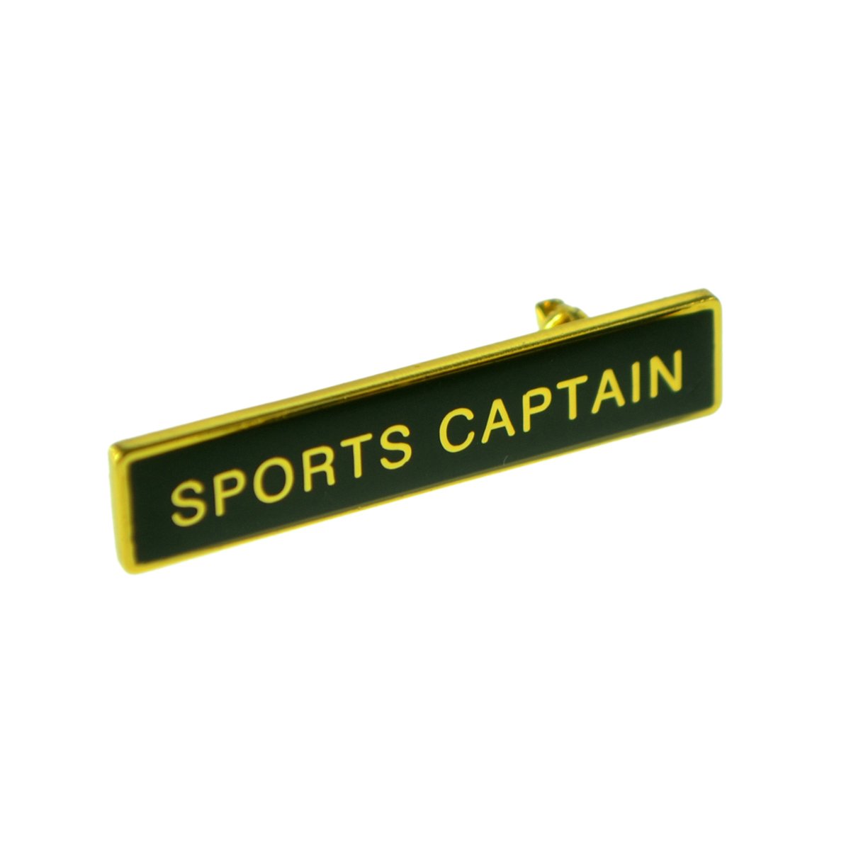 Cadogan Rectangular Sports Captain School Badge (Black)