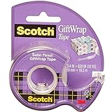 3M Scotch GiftWrap es una cinta para envolver regalos con acabado satinado que es perfecta para las fiestas.