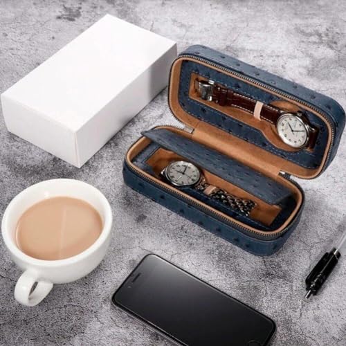 Boîte de rangement montre en cuir de qualité supérieure - 8