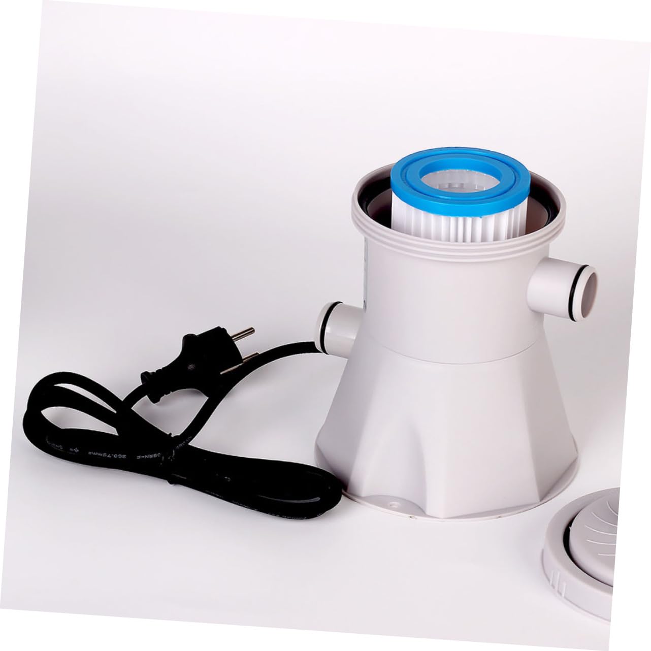 Electric Swimming Pool Water Filter Pump Vertical Circulating Useful Water Cleaner Set with Smooth Surface Easy to Disassemble And Clean for Safe Pool Maintenance Eu Plug