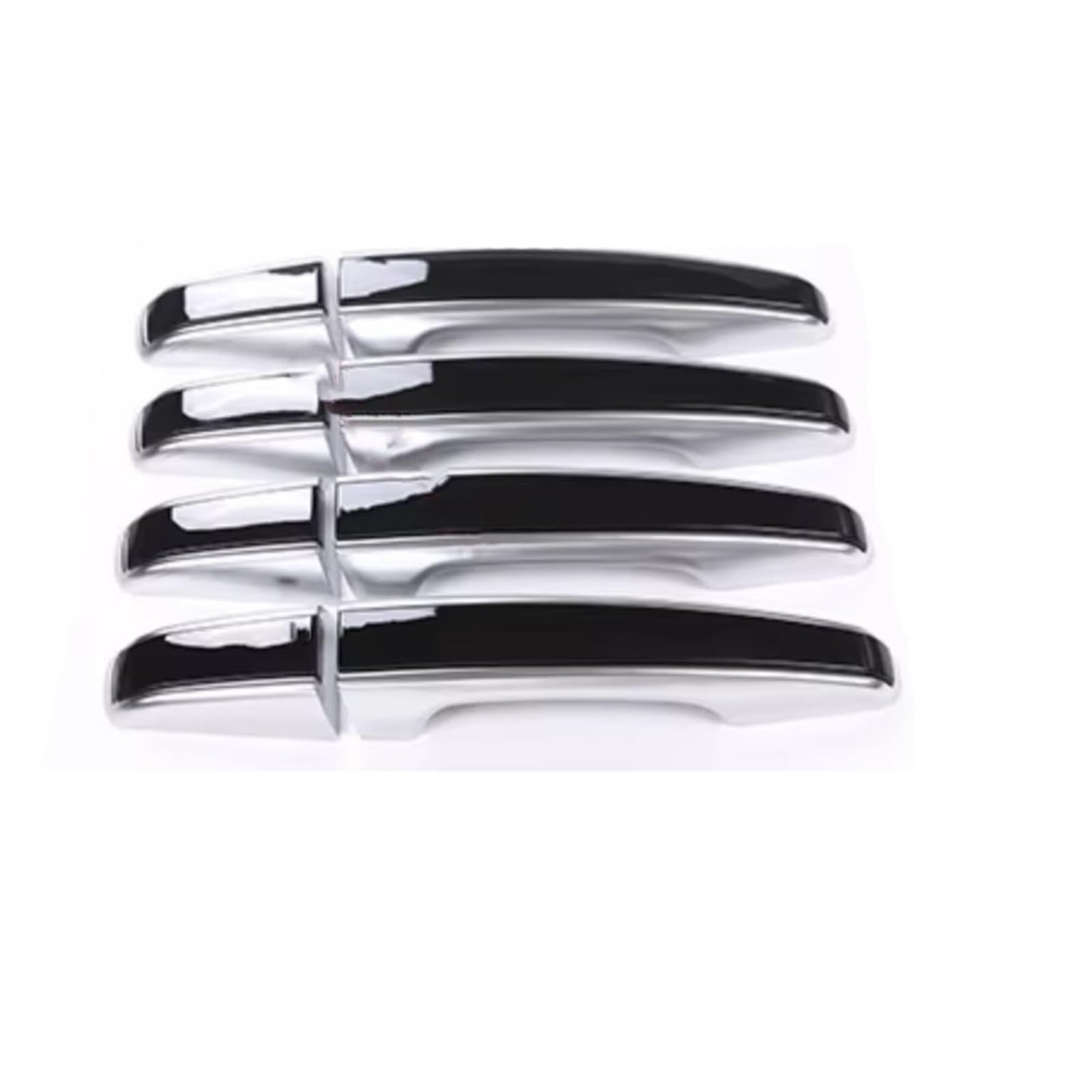 FVOIRSS Outer Door Handle Compatible with Land for Rover for Discovery Sport 2015-2023 for 5 2017-2023 Car Side Outside Exterior Comfort Access Door Handles(Black Silver)
