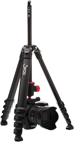 Miniatura 7 de 3Pod Trípode de viaje de aluminio de 4 secciones Wander