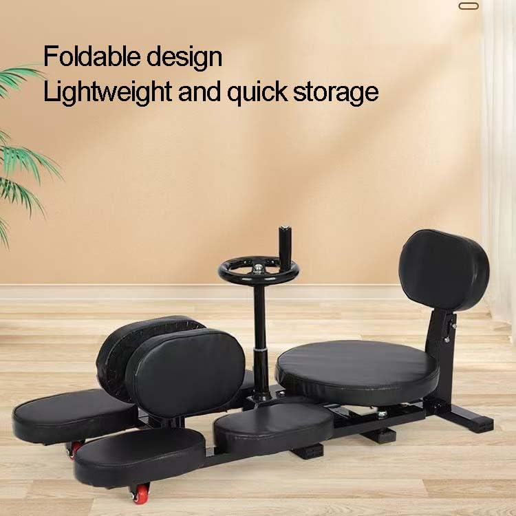 Ejercitador de piernas ajustable 0-180° con ruedas miniatura 7