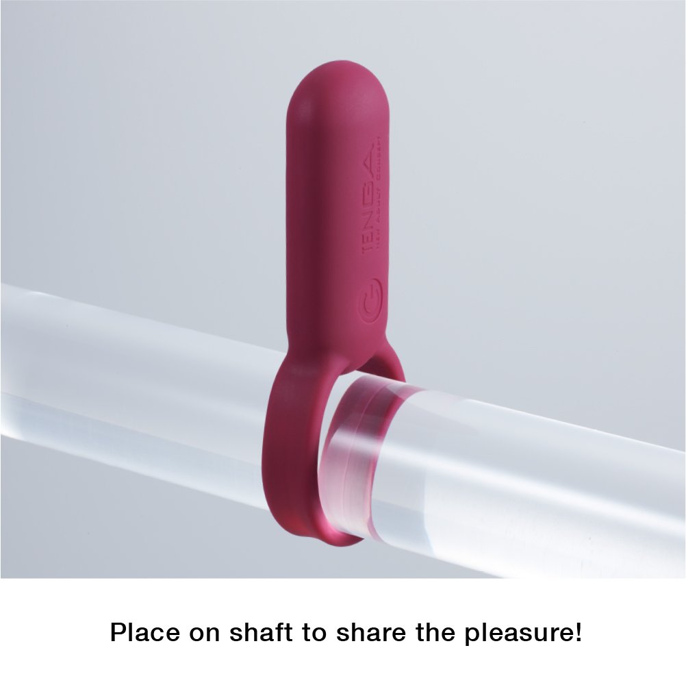 Amazon.com: TENGA TSV-003 Smart Vibe Vibrating Ring, Stimulating  Rechargeable Couple's Vibrator, Carmine : Health & Household