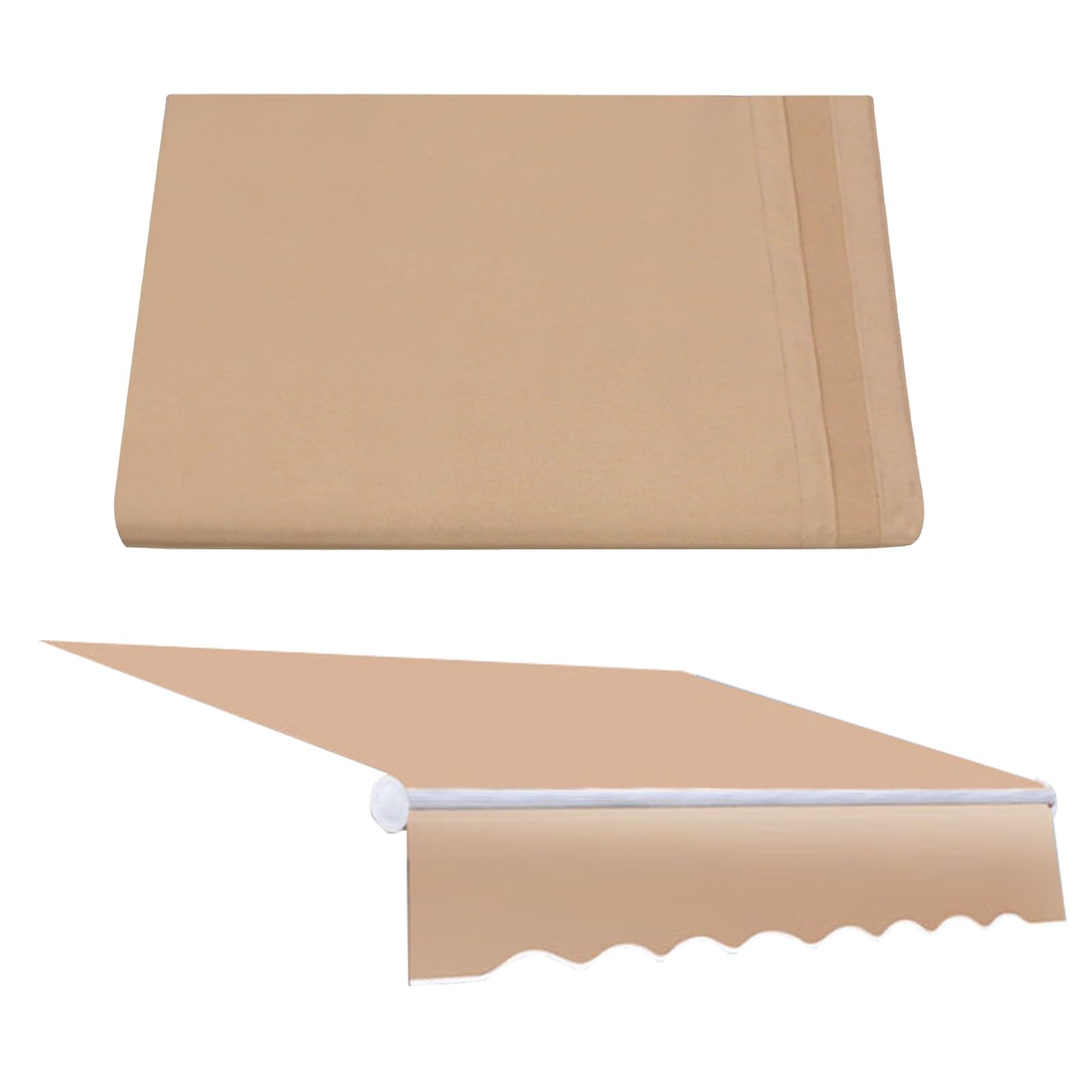 Toile de rechange auvent 4x1.5m en polyester de qualité supérieure pour porte