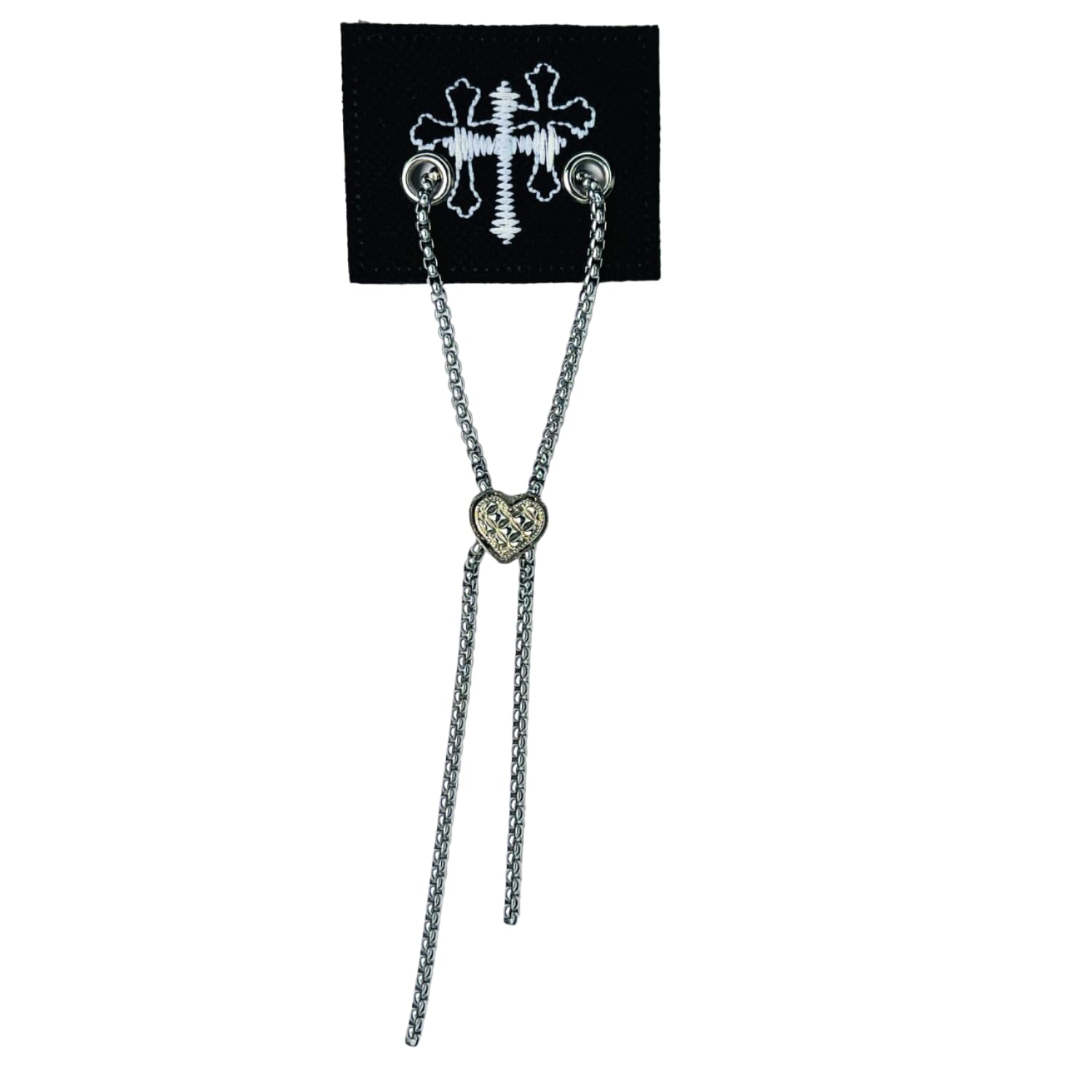 Metal Heart Charms Street Wear Sew-On Applique Patches | for Shirts | Pants | Shorts | Coats DIY Street wear Fashion Accessories Art & Craft