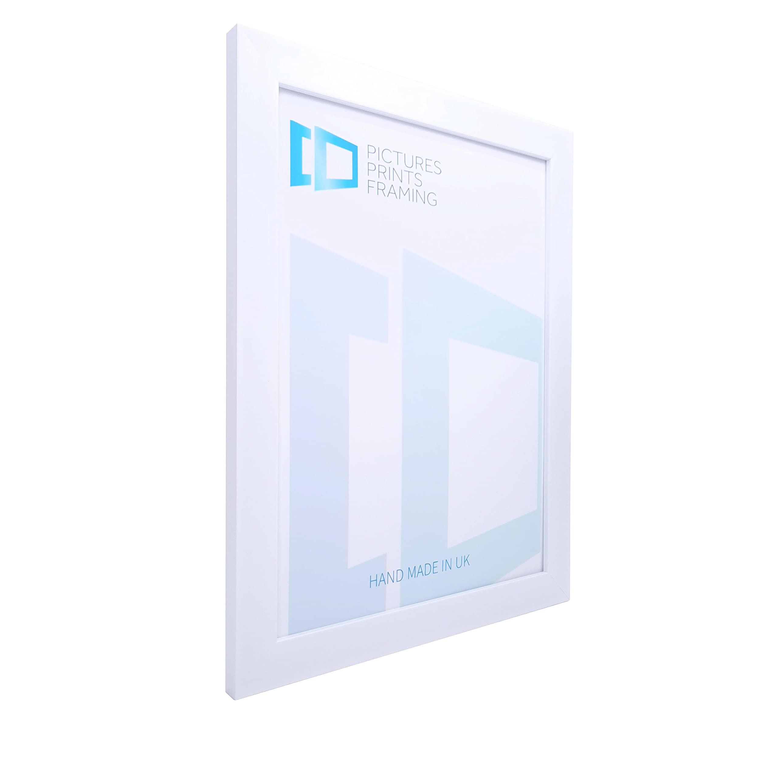Pictures Prints Framing White Photo/Picture Frame to fit image size 19x27 inches with Perspex