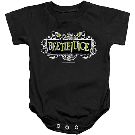 Popfunk Beetlejuice Movie Logo Infant Baby Boys & Girls Onesie Snapsuit