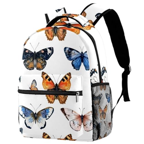 Sac à dos de voyage papillon pour les sorties scolaires et vacances