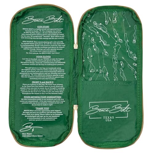 Bruce Bolt Golf Gloves 2-Pack | Left & Right Hand Options