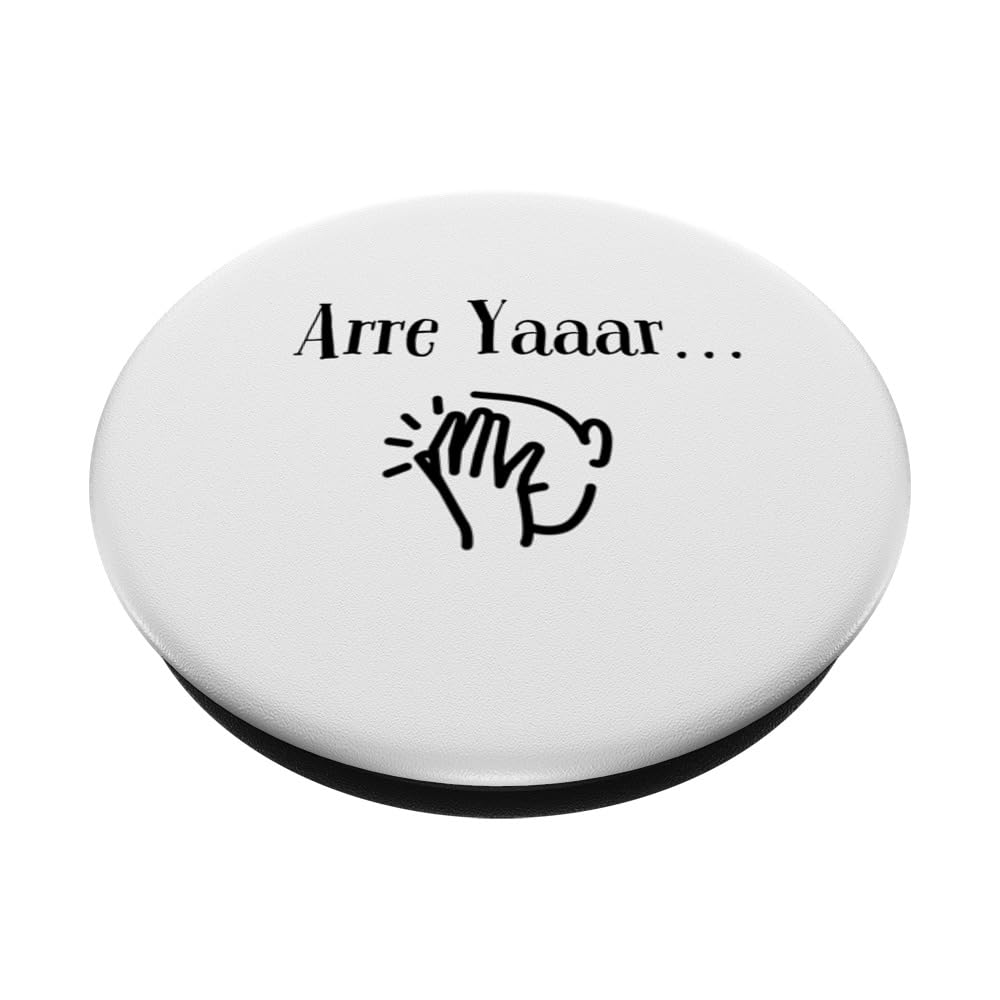 Funny Arre Yaar PopSockets Swappable PopGrip, Black - Image 2