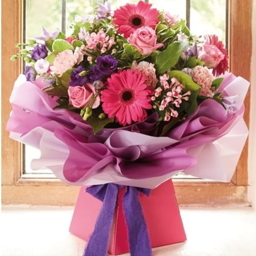 Image of Oasis Pack of 5 | Red | Porto Flower Bouquet Boxes | Premium Cardboard Floral Gift Boxes | Elegant Reusable Packaging for Bouquets, Hampers & Events