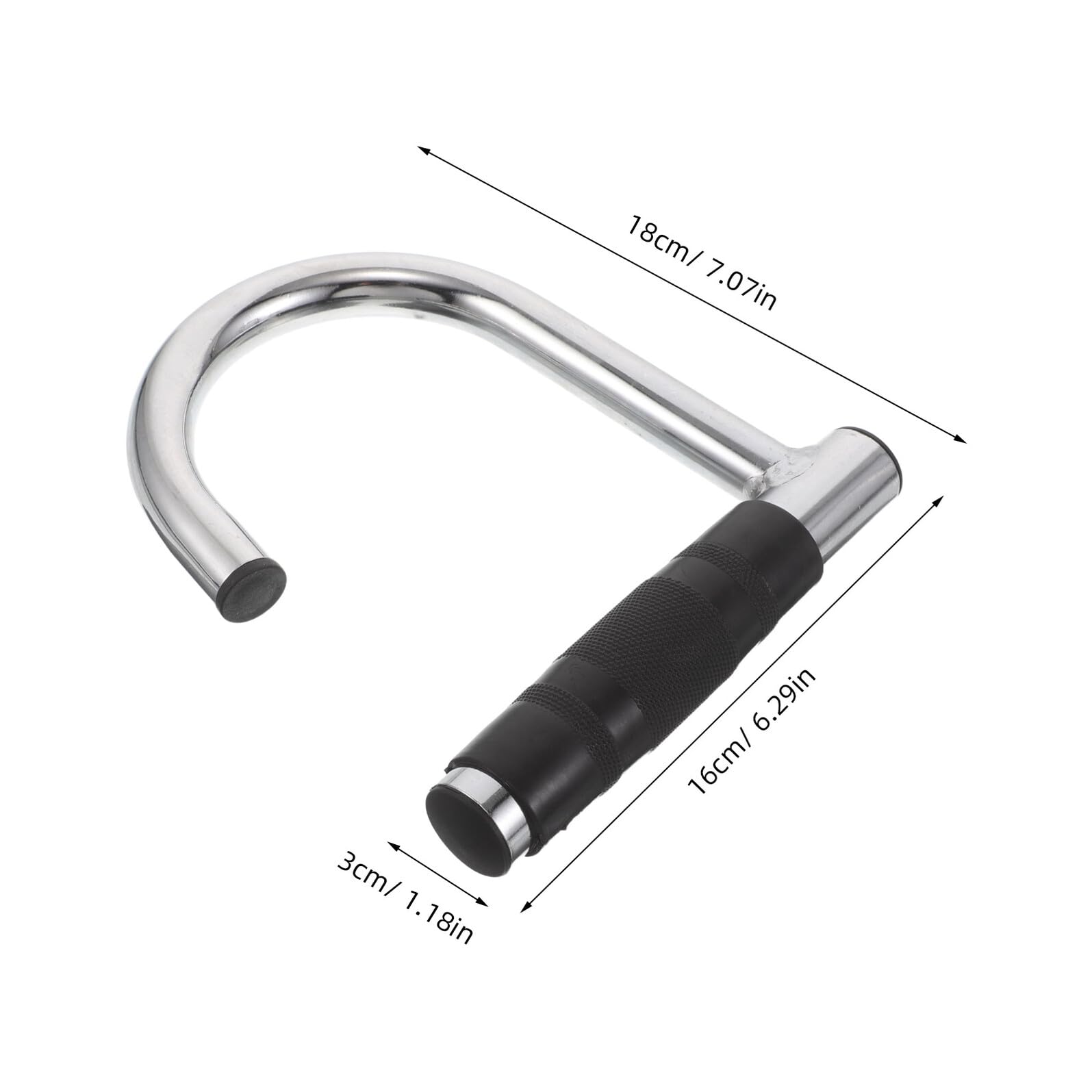 SUPVOX Impugnatura Fitness Antiscivolo con Rivestimento in Gomma Antishock Maniglia Resistente per Attrezzi Palestra e Cavi Accessorio Ergonomico per Allenamenti con Pulley e Trazioni