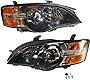 Garage-Pro Headlight Assembly Compatible with 2005 Subaru Outback/Legacy, Set of 2, Driver and Passenger Side