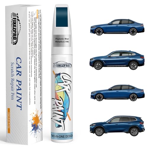 Image of C1M Phytonic Blue Metallic Touch Up Paint for BMW Color Exact Match