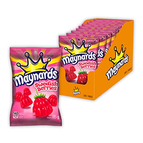 Maynards Swedish Berries, 185g, 9 unidades