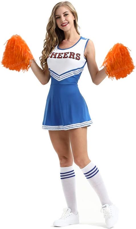 Hooshing 12/24/80PCS Pom Poms Cheerleading Sports Spirited Plastic Cheer Pompoms with Handles for Kids Adults Team Party Dance Cheering