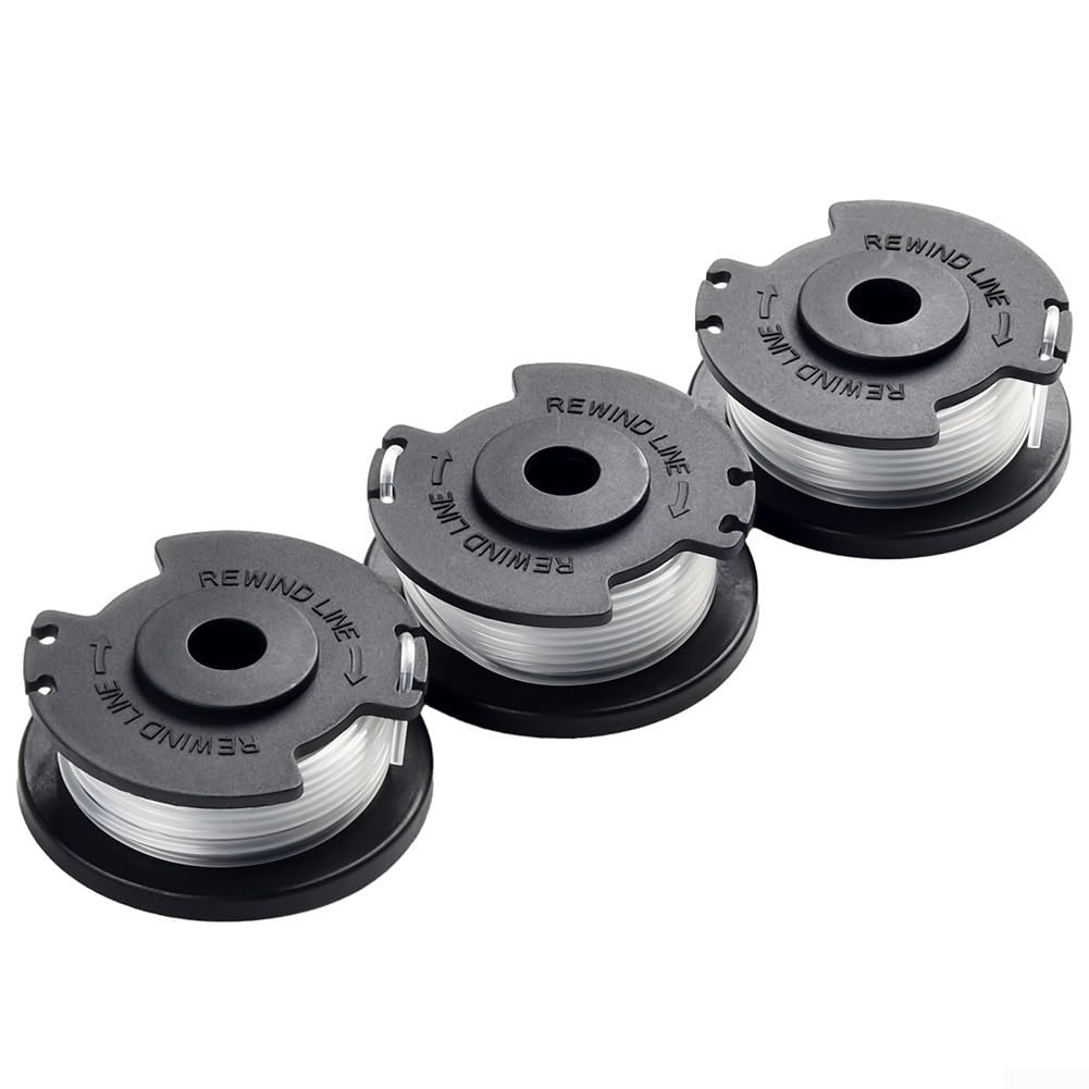 Bobina para GE-CT 18/28 Li, línea de Carrete de Repuesto para Recortadora de césped TC TLE-03, Piezas de Repuesto para Equipos de jardín (12 Piezas)