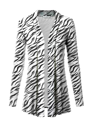 Women's Casual Lightweight Open Front Cardigans with Pockets and Formal Thin Kimono Duster Sweater Cardigan