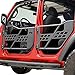 EAG Safari Tubular Door with Side View Mirror Fit for 2018-2022 Wrangler JL 4 Door Only