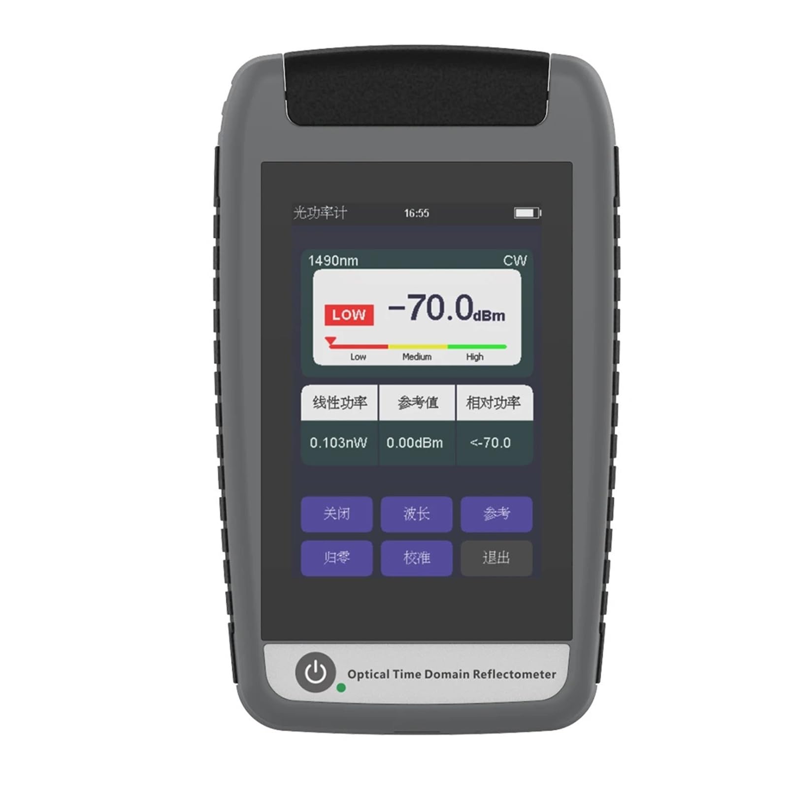 Mini OTDR 1310/1550/1610/1625/1650nm OPM OLS carte d'événements SC APC/UPC réflectomètre optique de domaine temporel écran tactile(1625nm (UPC))