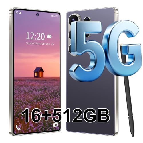 Image of S26 Ultra 5G Unlocked Smartphone,16GB+512GB Cell Phone for Android 15, 6.99 inch Unlocked Cell Phone, 7000mAh, 68MP+108MP Dual Camera /Dual SIM /Fingerprint Lock /Face，Deep Purple