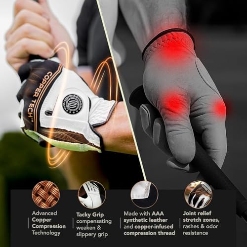 Copper Tech Compression Golf Glove