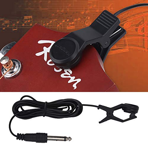 Clip-on Microphone, 6.35mm Contact Design Vocal Pickup, Portable Contact Pickup for Music Instruments Music Teachers - Image 3