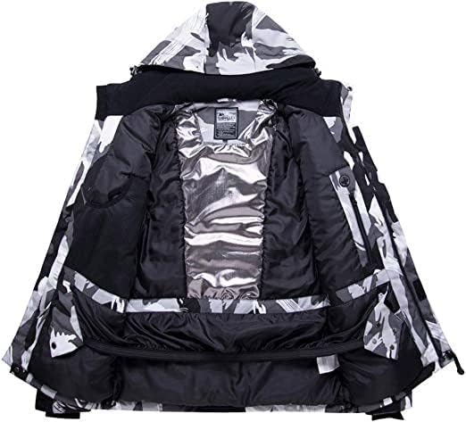 Men's Ski Jacket and Pants Set Waterproof Snowsuit Outdoor Winter Mountain Snow Snowboard Jacket Windproof Ski Suit changjia