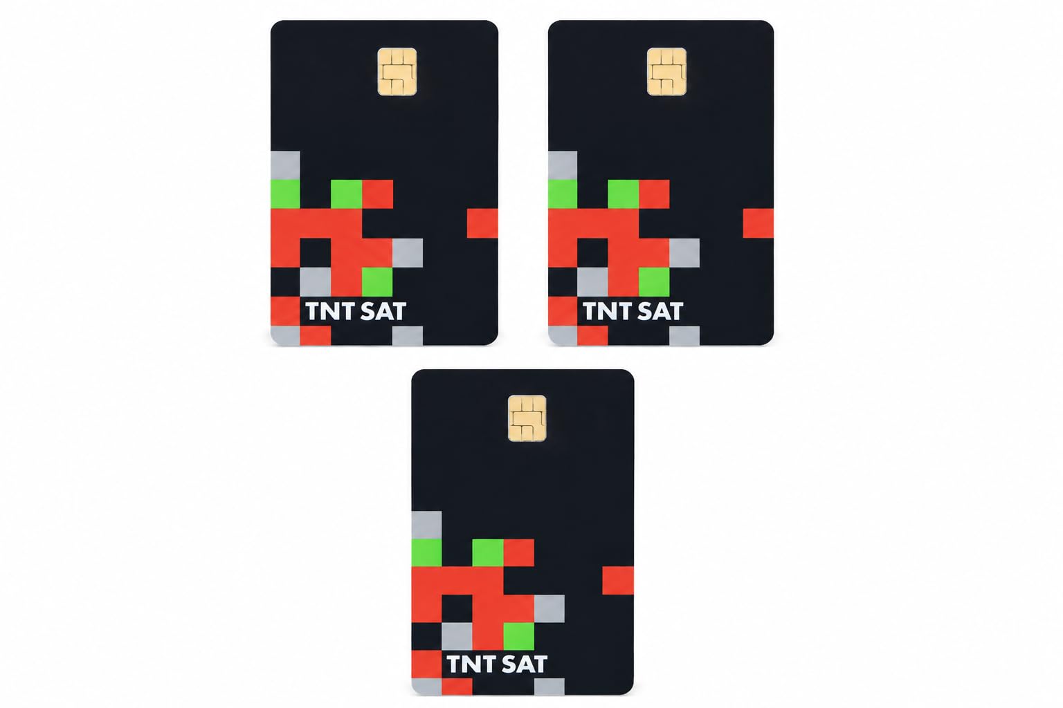 Tarjeta TNTSAT Nueva – Satélite Astra 19.2°E – Validez 4 años – Oficial – Pack de 3