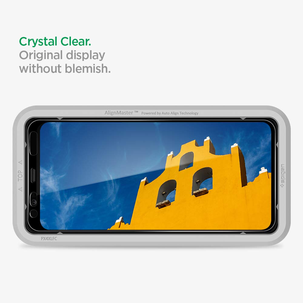 Amazon | Spigen AlignMaster 全面保護 ガラスフィルム Google Pixel 4