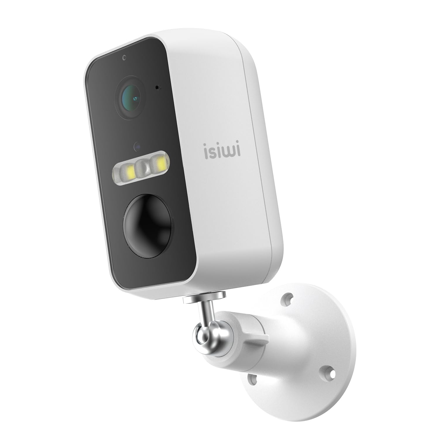 Fri+ Telecamera Sorveglianza Wi-Fi Esterno senza fili a Batteria 5MP con Sirena Integrata, Tecnologia DualLight, Spotlight Notturno, Rilevamento Umano AI, PIR, IP65, Alexa/Google Home, ISW-BBT5M