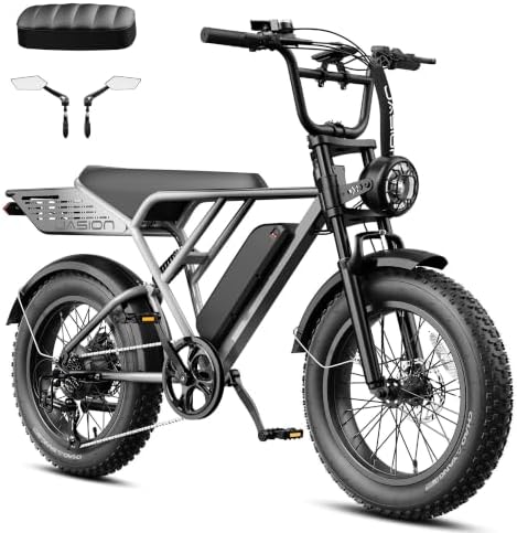 Jasion RetroVolt Pro Electric Bike,52v 20Ah,90-Mile Range,38MPH,Fat Tire