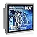 NORQIN 10,4' PC Panel Industriale Integrato Fanless–Schermo Tattile Capacitivo IP65,PC All-in-One,Sistema Operativo Windows,per Controllo Automazione,Fabbrica,Chiosco(i3-7100U,8GB RAM 256GB SSD)
