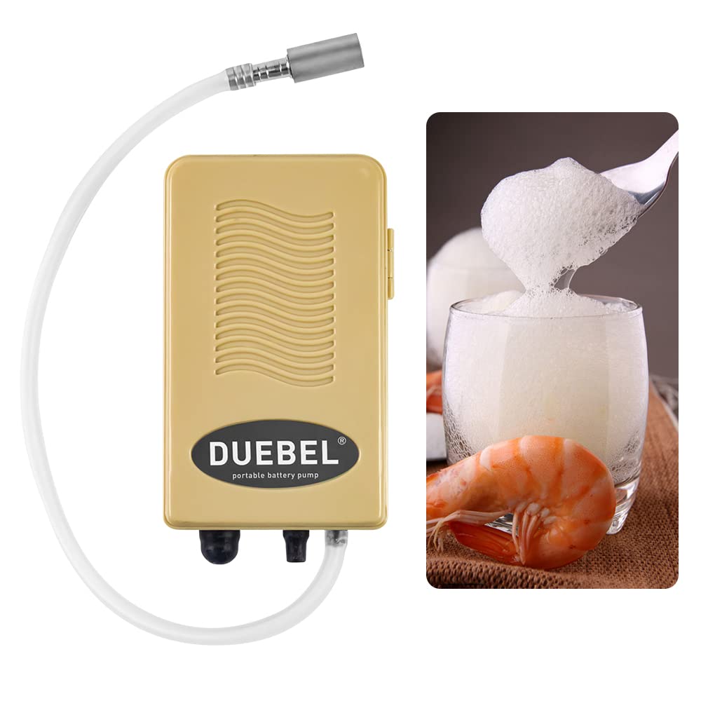 DUEBEL Generatore di schiuma per gastronomia molecolare, kit di generazione di schiuma portatile (alimentato da batteria a secco), strumento di cottura creativo da chef