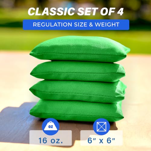 Image of GoSports Classic Cornhole Bean Bags Set of 4-16 Colors Available - Regulation All Weather, Mix and Match