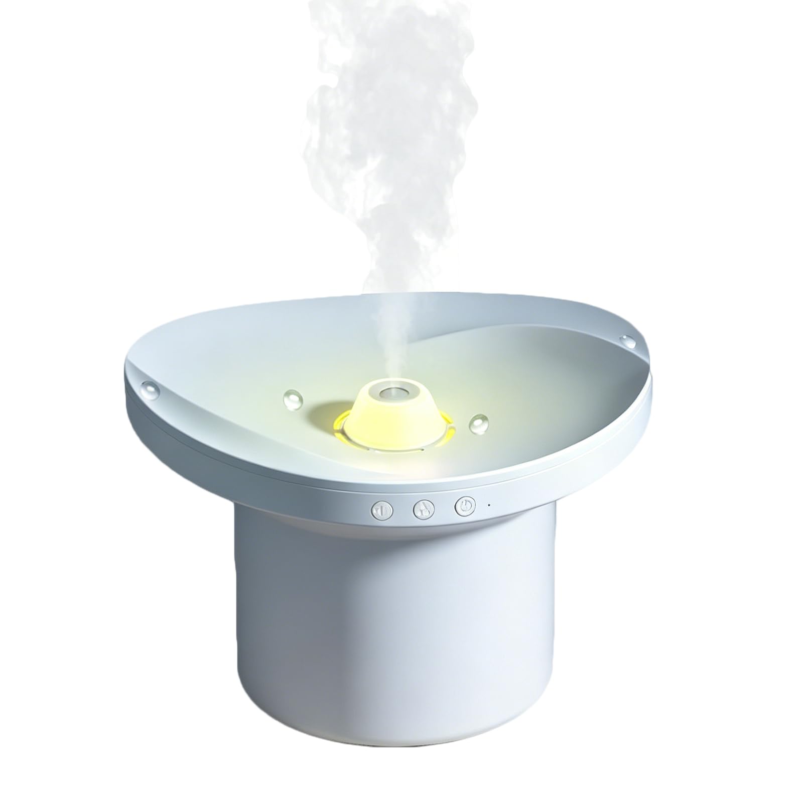 Umidificatore a nebbia fredda con diffusore di oli essenziali, altoparlante Bluetooth e luce LED a 7 colori, spegnimento automatico, perfetto per uso domestico e ufficio
