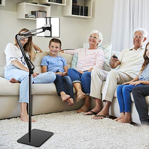 Adromy iPad Verstellbar Bodenständer, Handy und Tablet-Bodenständer 360 Grad drehbar Tablettenhalter für 4.7-13 Zoll Pro… – Bild 6