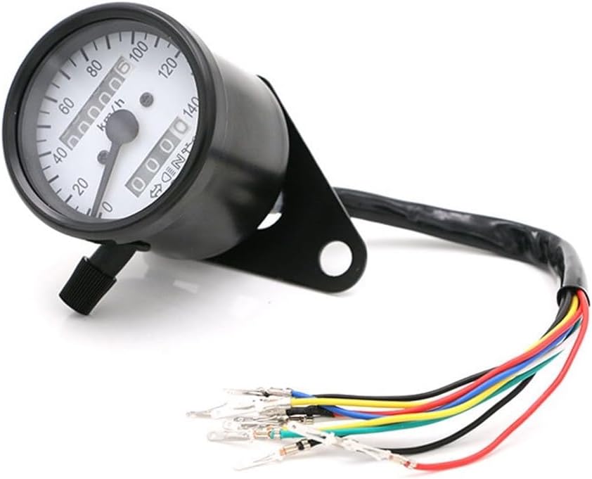 Motorcycle Odometer Gauge Motorcycle Odometer KMH Tachometer Gauge Signal Light Universal For 12V Backlight Motorcycle Accessories Instruments
