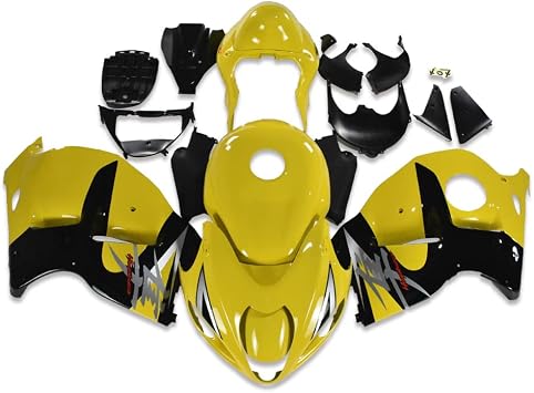 Fairing Complete Yellow Fit for Suzuki 1997-2007 GSXR 1300 Hayabusa Gen1 Injection ABS Plastics Aftermarket Bodywork Bodyframe Kit Set 1998 1999 2000 2001 2002 2003 2004 2005 2006
