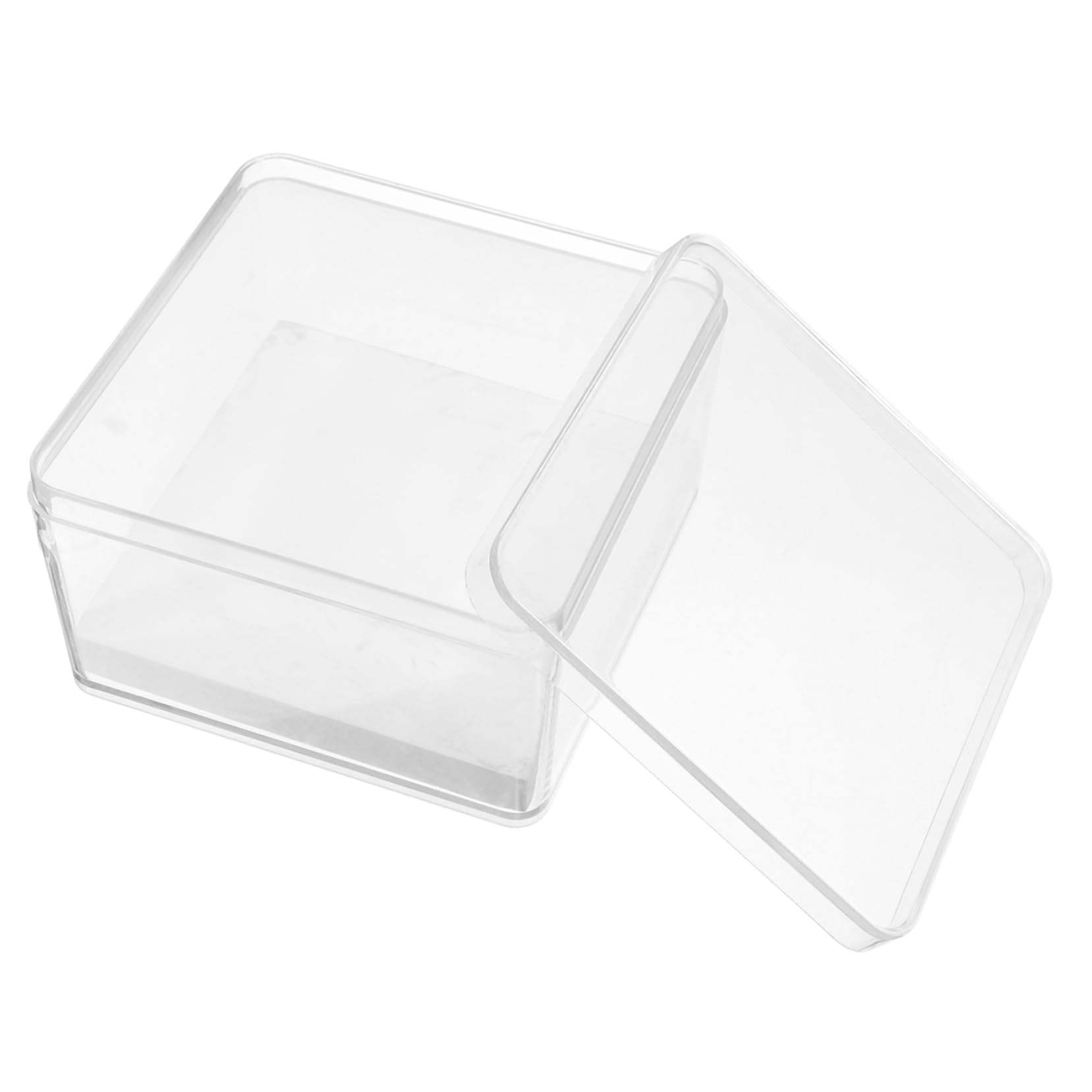 JECOMPRIS 1 Set Specimen Box Display Stand Display Case Display Shelves Entomology Protection Case Specimen Cube Display Small Specimen Case Specimen Display Holder Plastic Transparent