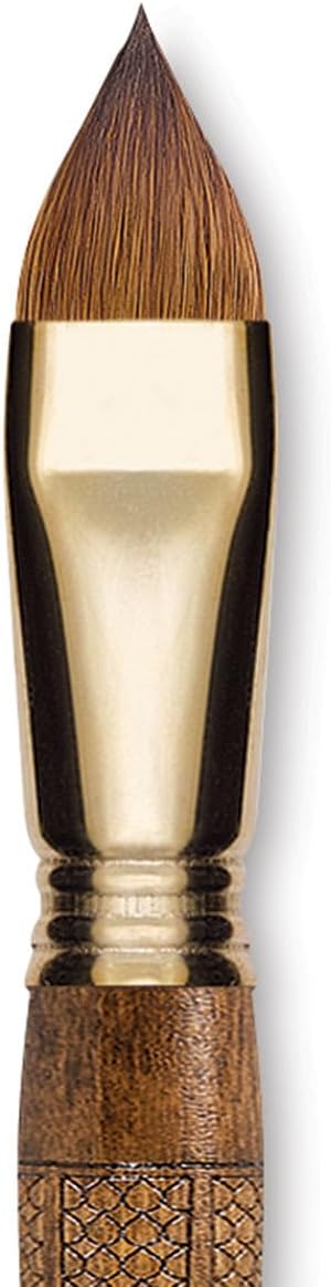 Reserva Kolinsky-Tajmyr Sable Brush - Filbert, Short Handle, Size 20