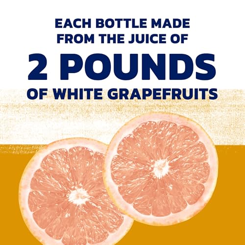 Image of Ocean Spray Pure Unsweetened White Grapefruit, 100% White Grapefruit Juice, 32 Fl Oz Bottle, (Pack of 8)