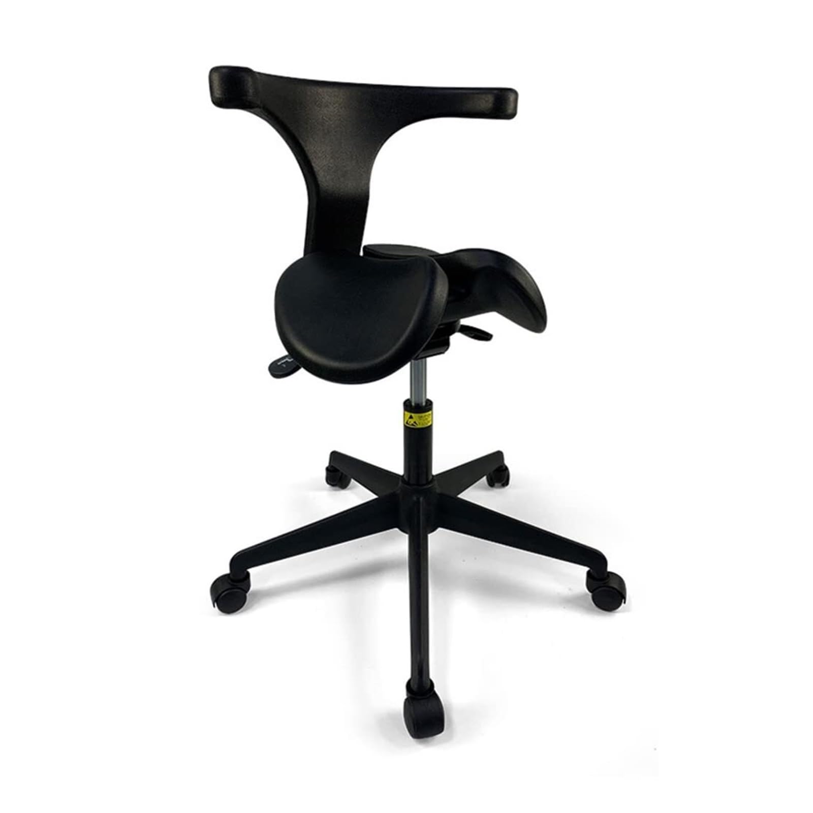 METTEOR Saddle Chair Ergonomic Saddle Stool Saddle Chair Dental Stool for Hospital Laboratory Salon Office (B Medium)