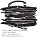 Women Handbag Wallet Tote Shoulder Hobo Bag Top Handle Satchel Purse Set 2pcs with 3 Compartments