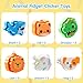 JOYIN 12 Pcs Animals Fidget Clicker Toys, 3D Printed Sensory Clicker Keychain Fidget Toys for Relief Stress Autism Hyperactivity, Kids Adults Birthday Gifts Goodie Bags Stuffers